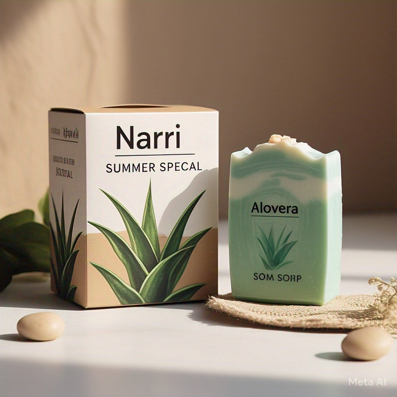 Aloe Vera Mint Soap: Cool & Soothing Cleanse