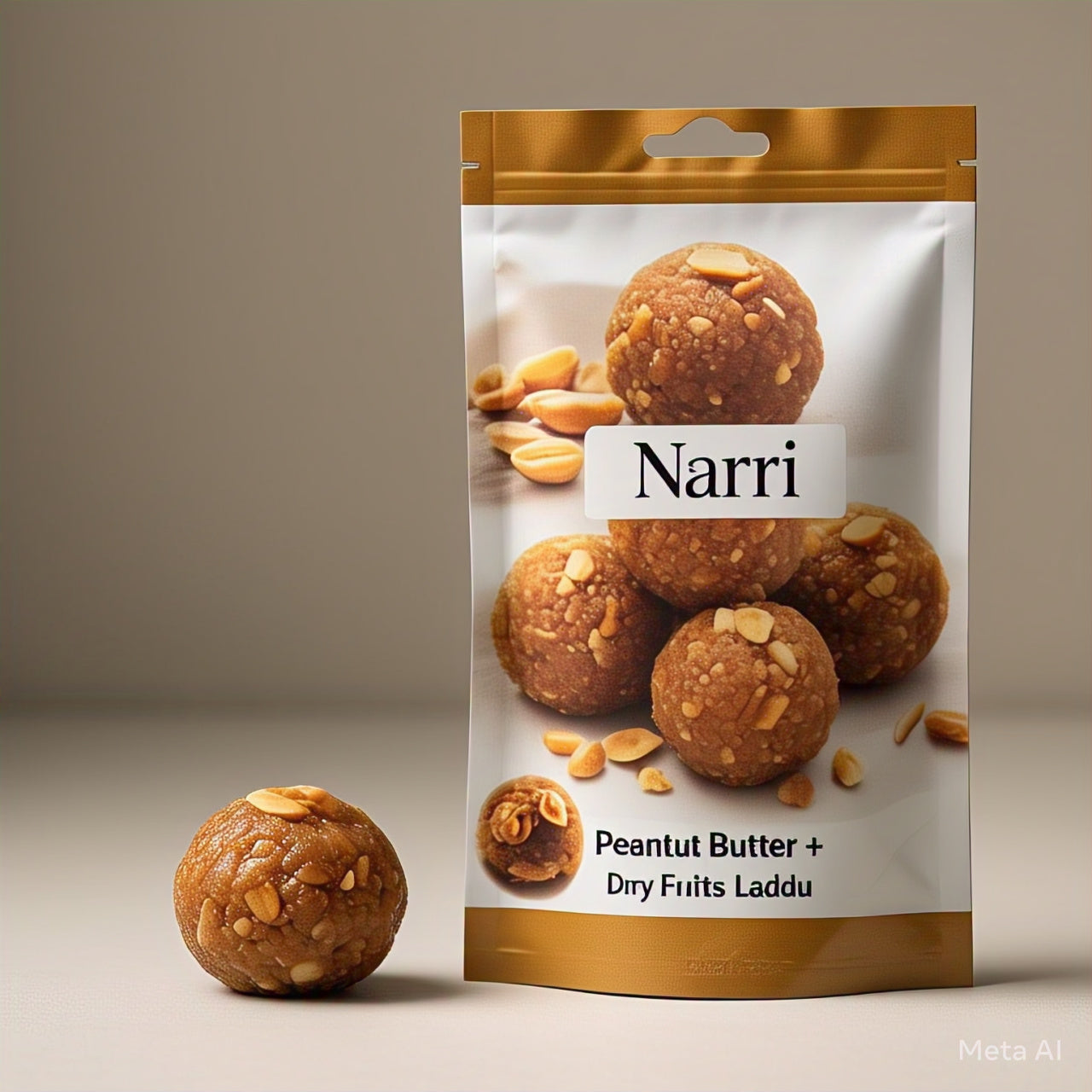Protein Packed Peanut Butter with Dry Fruits Laddu