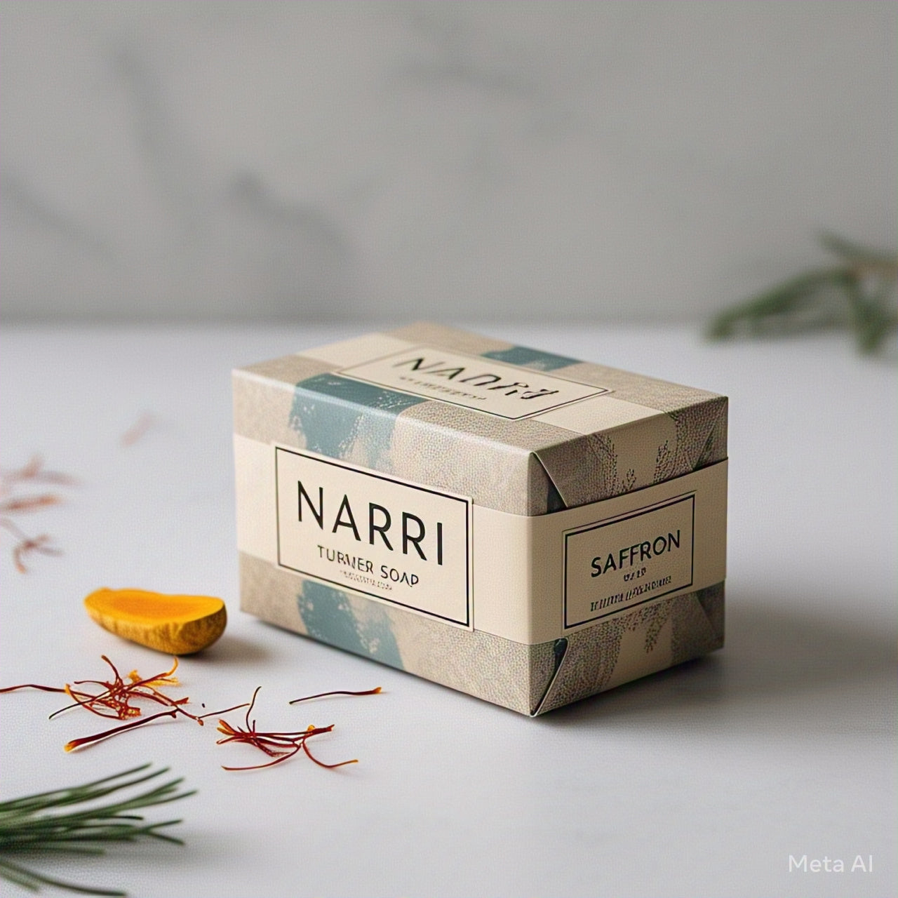 Saffron Turmeric : Winter Golden Spice Cleanse Bar